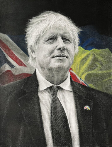 Boris Johnson by Sumarokov Vladimir, 소묘 for Sale on Singulart