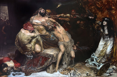 copy of "Samson and Delilah" (1887) Solomon Joseph Solomon von Sumarokov Vladimir, Malerei kaufen auf Singulart