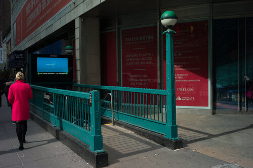 Woman by Subway station Chervine