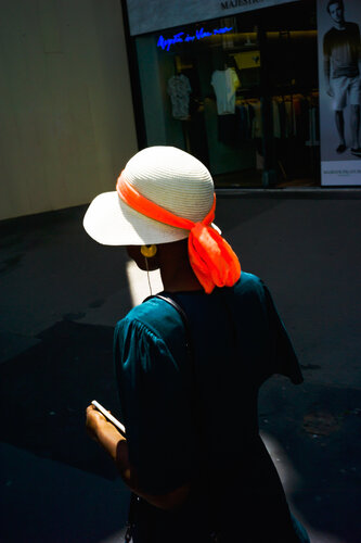 Orange Hat by Chervine, Photography for Sale on Singulart
