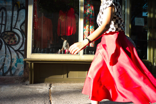 The Red skirt by Chervine, Photography for Sale on Singulart
