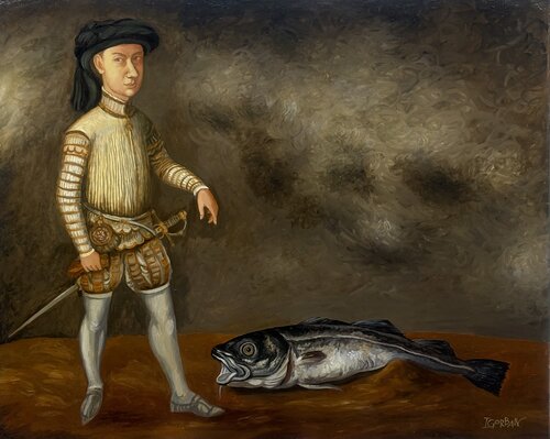 Nobleman and the Catch by Igor Gorban, 회화 for Sale on Singulart