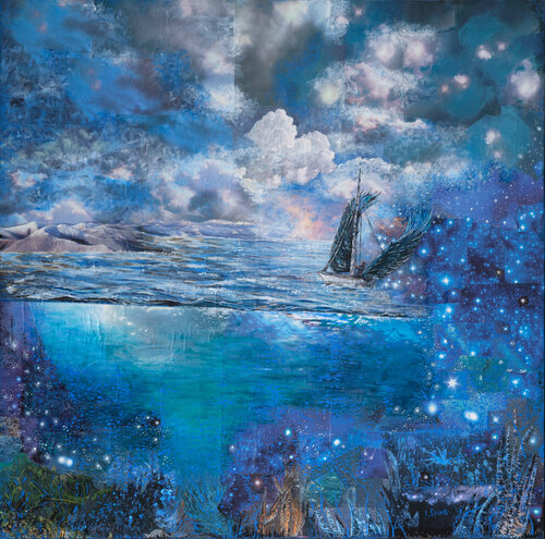 Siamo noi l'immenso blu by Iolanda Bocelli, Painting for Sale on Singulart