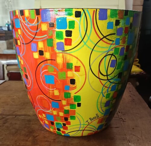 Vaso Happy by Iolanda Bocelli, Painting for Sale on Singulart