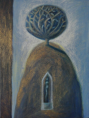 Il nascondiglio di Eva von Barbara Ruzziconi, Malerei kaufen auf Singulart