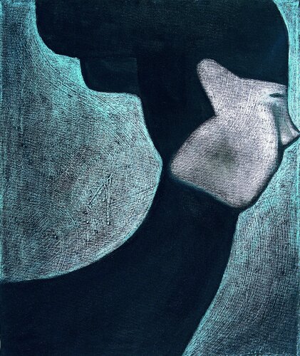 Guardiano delle meteore von Barbara Ruzziconi, Malerei kaufen auf Singulart