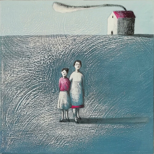 L'amitiè by Barbara Ruzziconi, Painting for Sale on Singulart