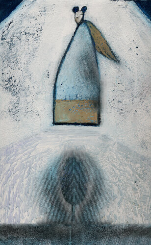 Guardiano del portale von Barbara Ruzziconi, Malerei kaufen auf Singulart