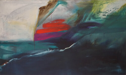 Haus am See van Maria-Josephin Hagewald, Schilderij te koop op Singulart