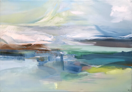 Sea Landscape van Maria-Josephin Hagewald, Schilderij te koop op Singulart