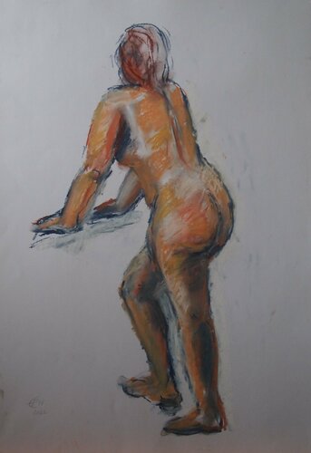 Leaning Woman di Ellen Fasthuber-Huemer, Disegno in vendita su Singulart