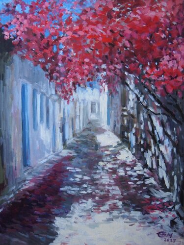 Memory Of Greece van Ellen Fasthuber-Huemer, Schilderij te koop op Singulart