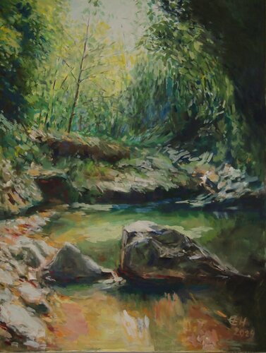Untouched Nature Nr. 2 van Ellen Fasthuber-Huemer, Schilderij te koop op Singulart