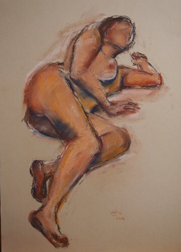 Nude February 2024 Nr.2 di Ellen Fasthuber-Huemer, Disegno in vendita su Singulart