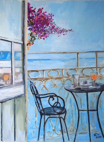Sea View di Ellen Fasthuber-Huemer, Pittura in vendita su Singulart