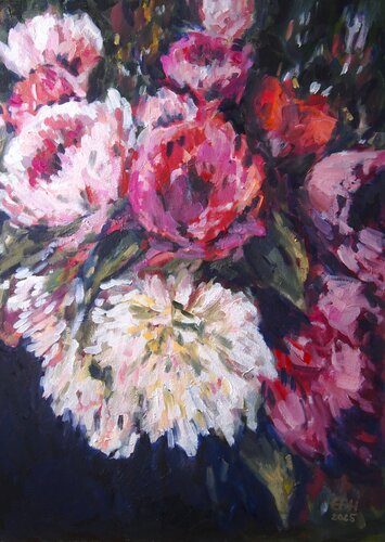 Some Flowers de Ellen Fasthuber-Huemer, Pintura a la venta en Singulart