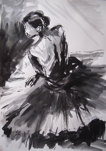 Ballerina de Ellen Fasthuber-Huemer, Pintura a la venta en Singulart