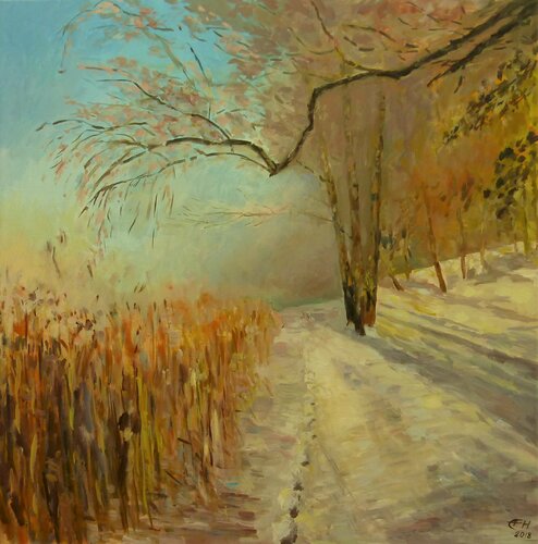 Before Spring Nr.2 von Ellen Fasthuber-Huemer, Malerei kaufen auf Singulart