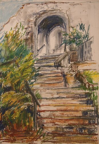 Romantic Way di Ellen Fasthuber-Huemer, Disegno in vendita su Singulart