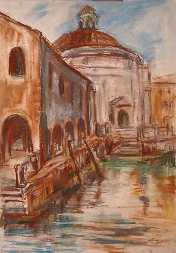 On The Way In Venice Nr. 3 di Ellen Fasthuber-Huemer, Disegno in vendita su Singulart