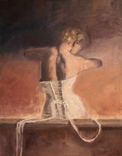 Das Mieder van Ellen Fasthuber-Huemer, Schilderij te koop op Singulart