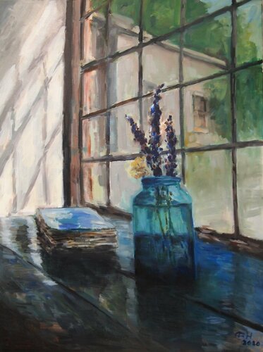 Window Nr. 5, In Der Provence van Ellen Fasthuber-Huemer, Schilderij te koop op Singulart
