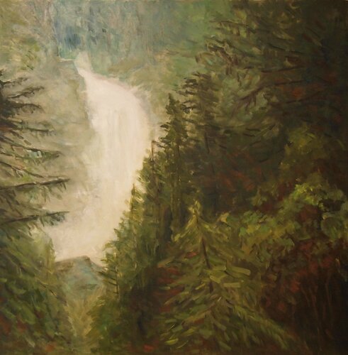 Waterfall di Ellen Fasthuber-Huemer, Pittura in vendita su Singulart