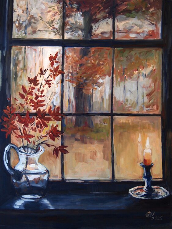 Autumn Window Ellen Fasthuber-Huemer