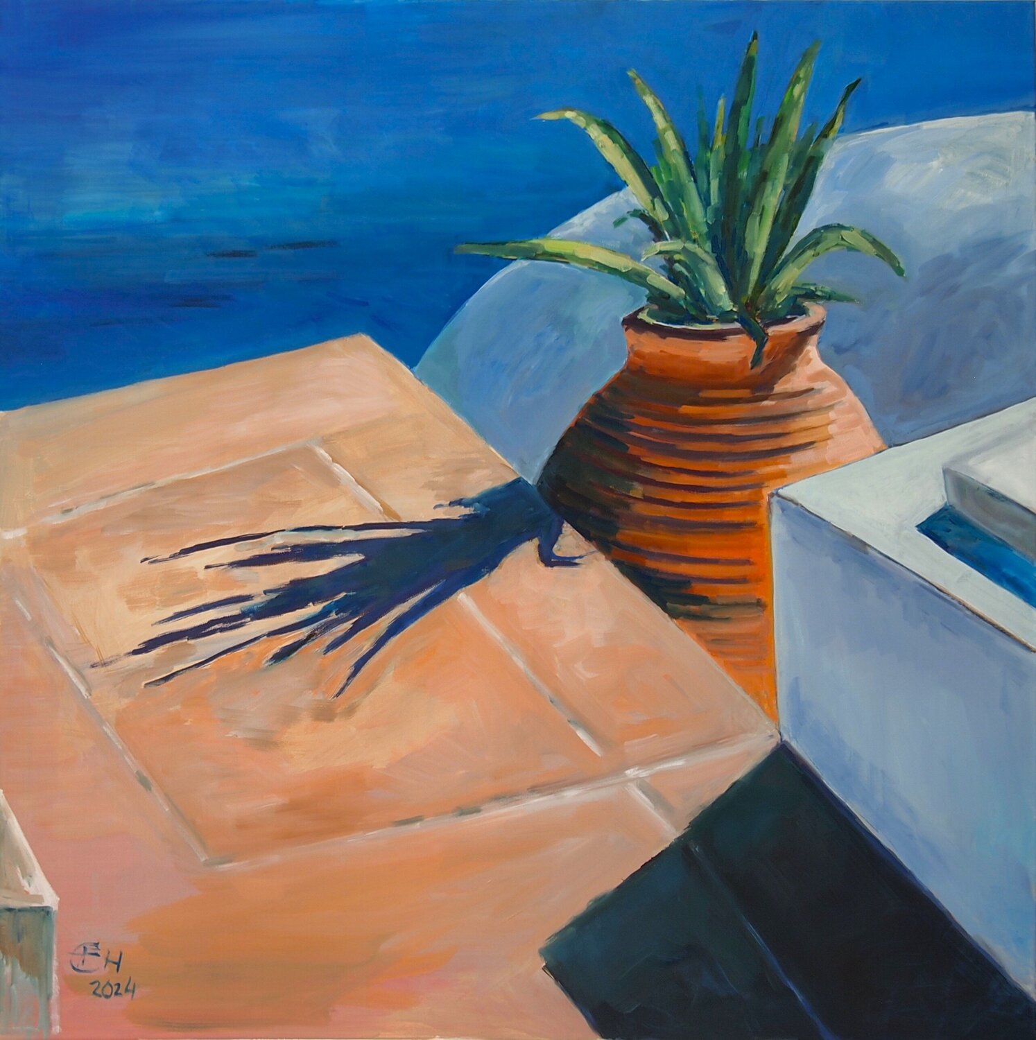 Memory Of Greece Nr.4 Ellen Fasthuber-Huemer Originalgemälde zu verkaufen