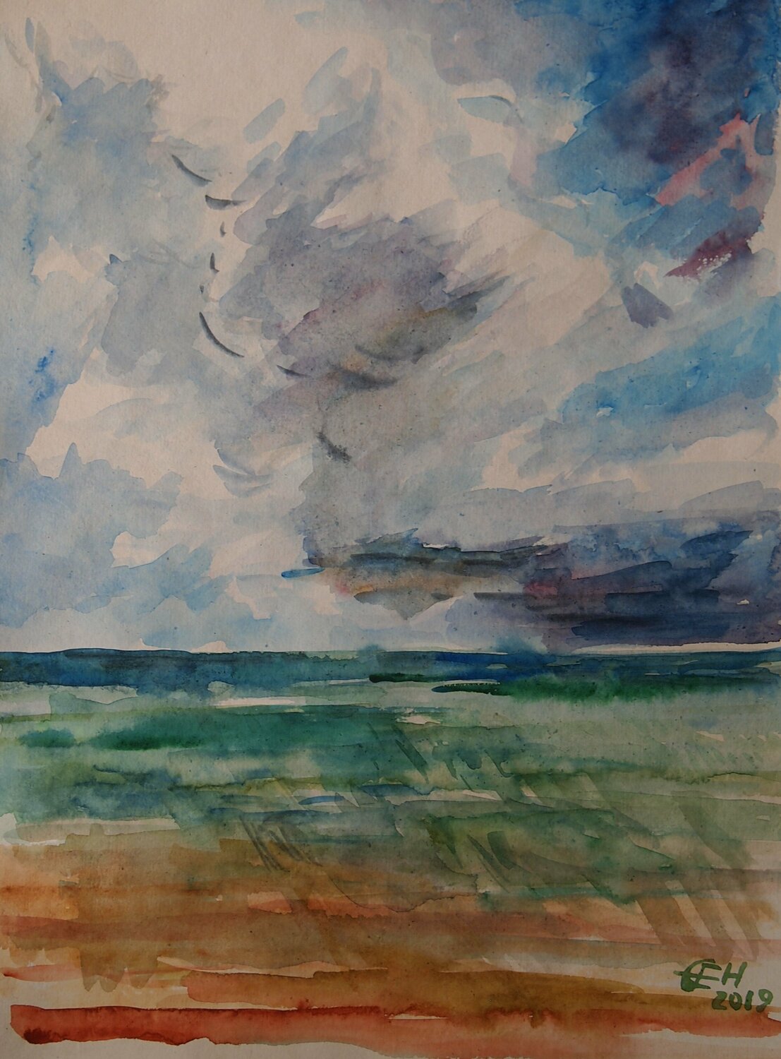 Clouds Over The Sea Ellen Fasthuber-Huemer