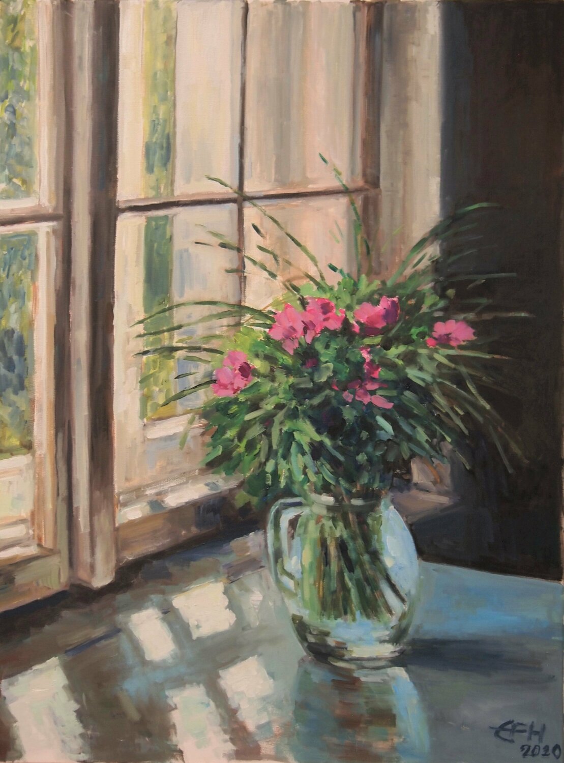 Window Nr. 6, Peonies Ellen Fasthuber-Huemer