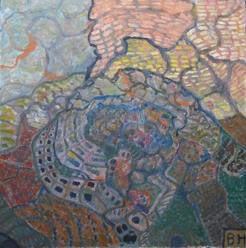 Mountain Holiday di Ben Hotchkiss, Pittura in vendita su Singulart
