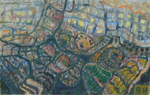 Earthworks van Ben Hotchkiss, Schilderij te koop op Singulart