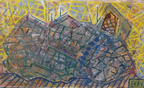 Hedgehog van Ben Hotchkiss, Schilderij te koop op Singulart