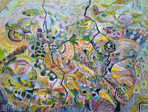 Round a bout di Ben Hotchkiss, Pittura in vendita su Singulart