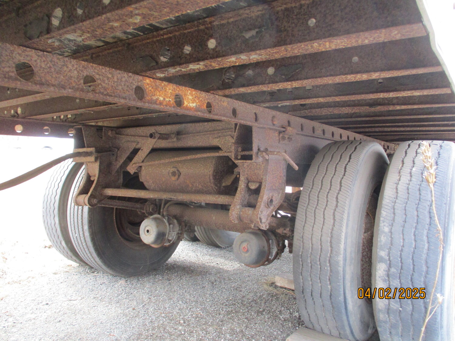 Under a truck Ben Hotchkiss