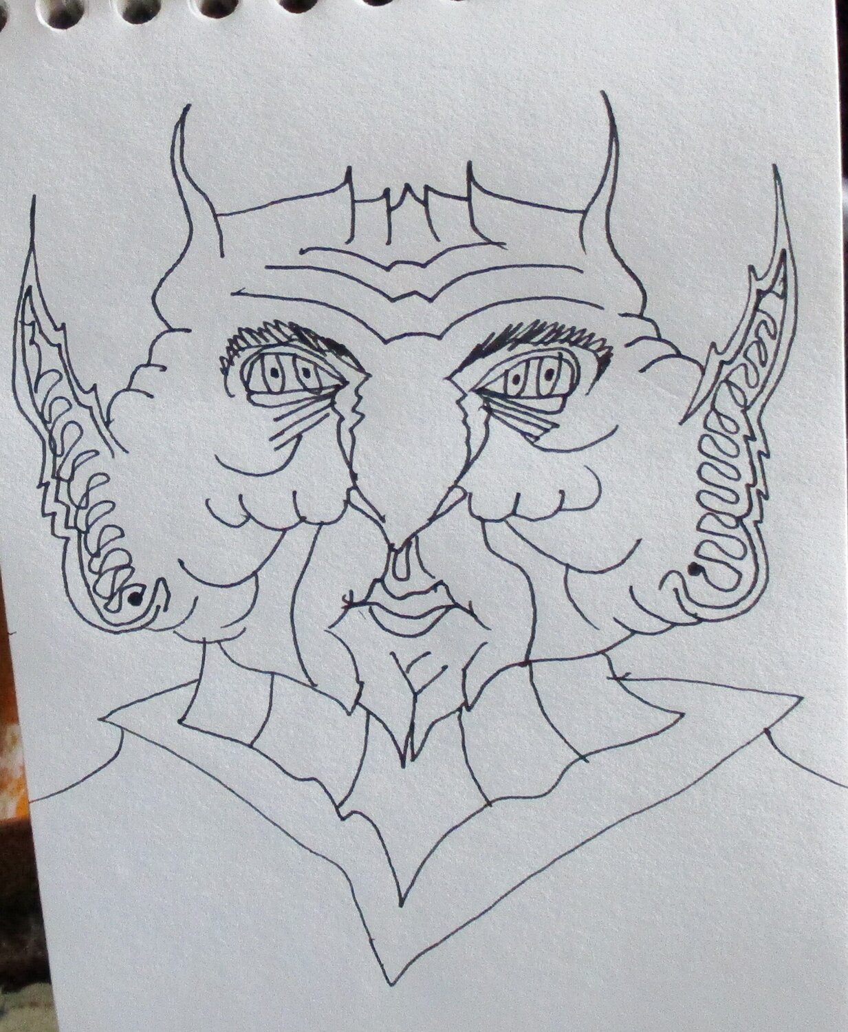 Alien face #2 Ben Hotchkiss
