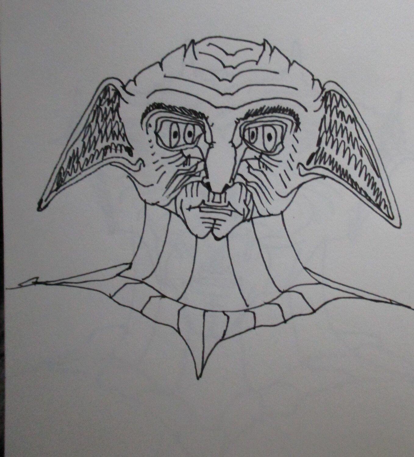 Alien face #5 Ben Hotchkiss