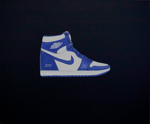 Air Jordan 1 'Colette' Oil on Canas di Aylin Kilig, Pittura in vendita su Singulart