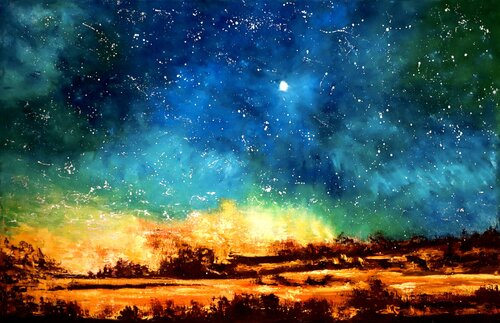 Light Show by Leen Fine Art, Painting for Sale on Singulart