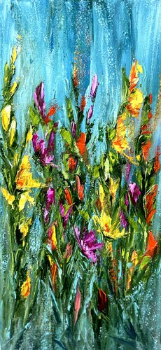 Gladiolus von Leen Fine Art, Malerei kaufen auf Singulart