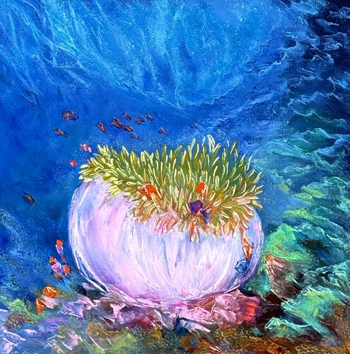 Sea Garden von Leen Fine Art, Malerei kaufen auf Singulart