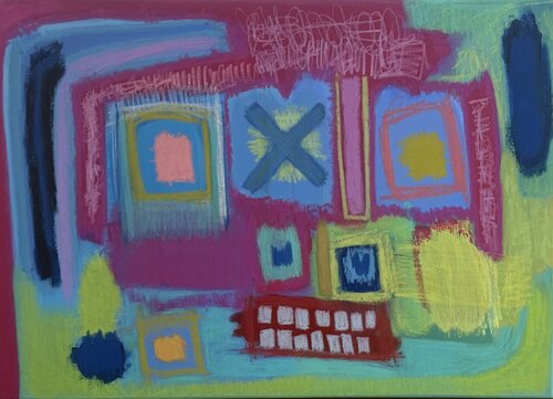 Point de tension van Luigina Rizzo, Schilderij te koop op Singulart