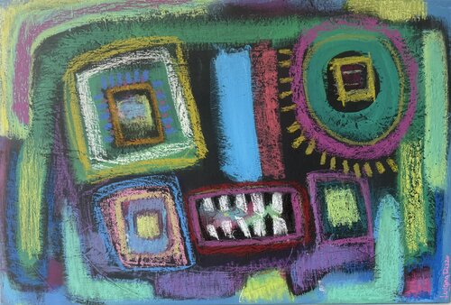 Rester Debout von Luigina Rizzo, Malerei kaufen auf Singulart