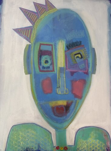 Happy to be van Luigina Rizzo, Schilderij te koop op Singulart