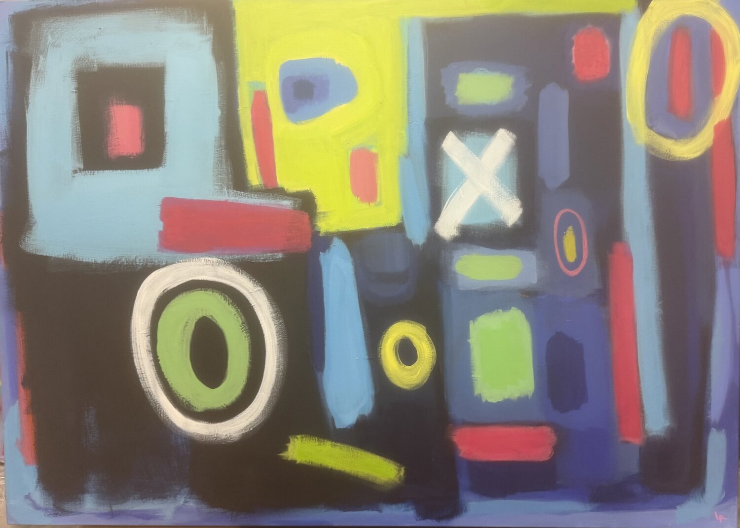 Surface de tension Luigina Rizzo Original painting for sale