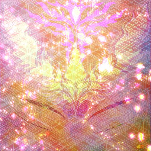 Cosmic Nexus 8 : InnerPower_V2_1-3_CREPUSCULE by Marie Nara, Digital for Sale on Singulart