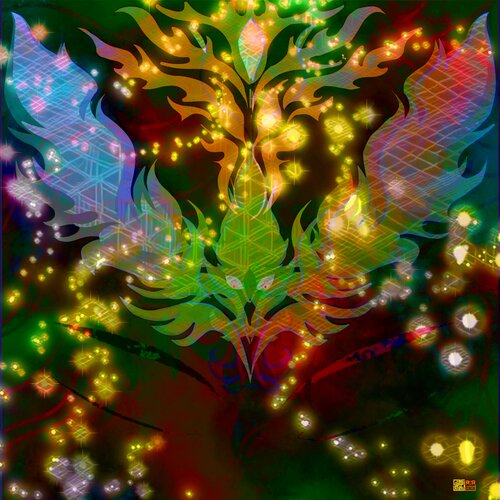 Cosmic Nexus 8 : InnerPower_V2_1-4_NUIT by Marie Nara, Digital for Sale on Singulart