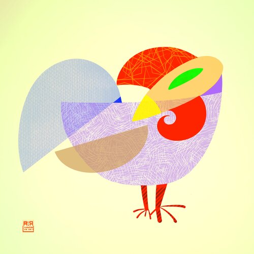 Zodiac Guardians 10 : Korean Zodiac_Rooster_010 by Marie Nara, Digital for Sale on Singulart