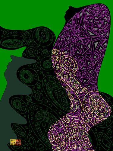 Ego parallel 5-4 : 1 name 1001 identities : Whisper_024 di Marie Nara, Digitale in vendita su Singulart